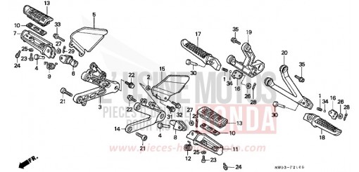 MARCHE (1) CBR900RRN de 1992